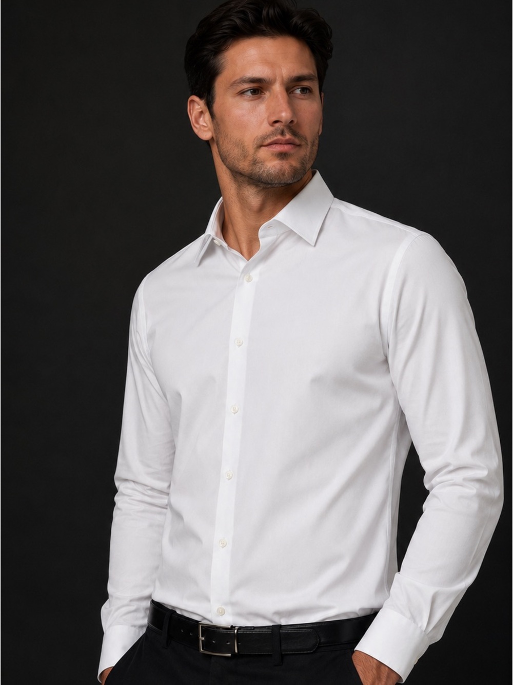 Men's Calvin Klein Classic White Dress Shirt - Slim Fit size 17 32/33 XL new
